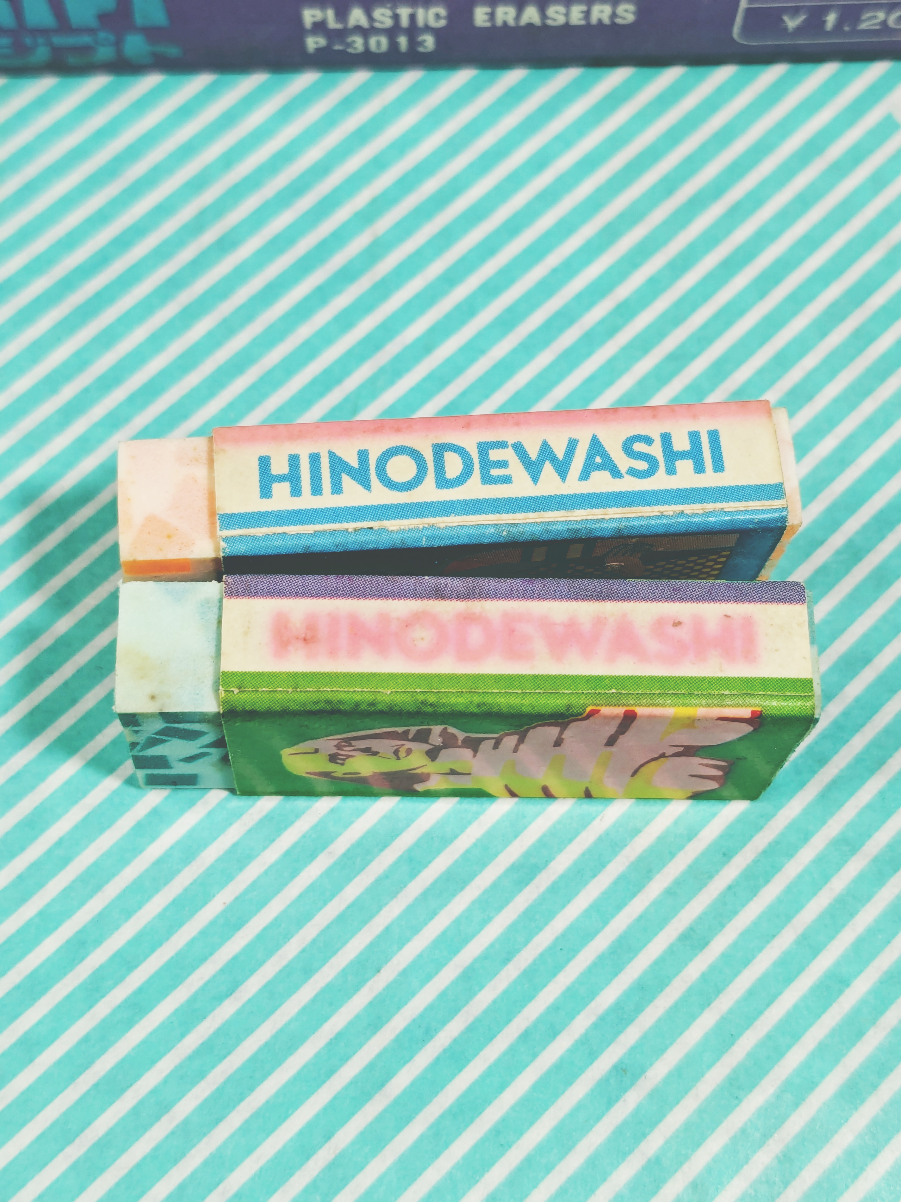 【消しゴム】ヒノデワシ エジプト消しゴム 当時物 2色展開の商品画像4