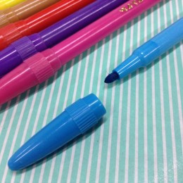 【マジック】ぺんてる　カラーペン　チムチム 12色 ペン先
