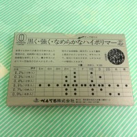 【シャー芯】Pentel ハイポリマー芯 0.3mm 裏面
