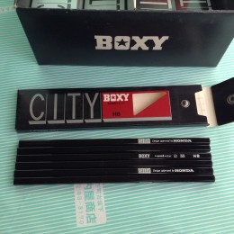 【鉛筆】三菱 BOXY CITY  HB　6本 2色 内容
