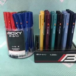 【ボールペン】三菱 BOXY 200 9色(当時物) 本体