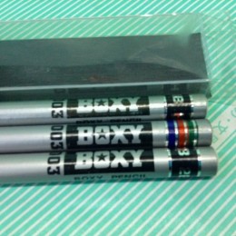 【鉛筆】三菱 BOXY PENCIL 3本入り ロゴ3