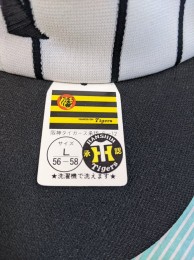 【野球帽】阪神タイガース 子供用　ストライプ 側面