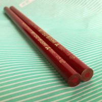 【鉛筆】三菱　赤えんぴつ ラビタン　ポルシェ バーコード