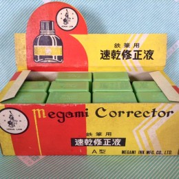 【修正液】MEGAMI 鉄筆原紙用 速乾修正液 A型
