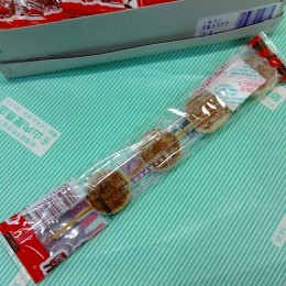 【駄菓子】鈴木製菓 なつかしの味 花串カステラ 裏