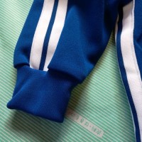 【ジャージ】トンボ　中学校ジャージ　ブルー2本線 上着 袖