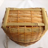 【竹かご】竹製 魚篭 魚籠 びく 底