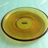 【カップ&ソーサー】カメイガラス　プレリュード 皿