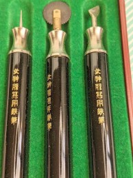 【鉄筆】高級高硬度鋼替先付　謄写版用鉄筆3本セット 鉄筆