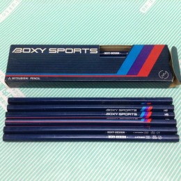 【鉛筆】三菱 BOXY スポーツ HB 1ダース　紺