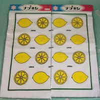 【ハンカチ】野菜　果物　花  テーブルナプキン 6種 レモン